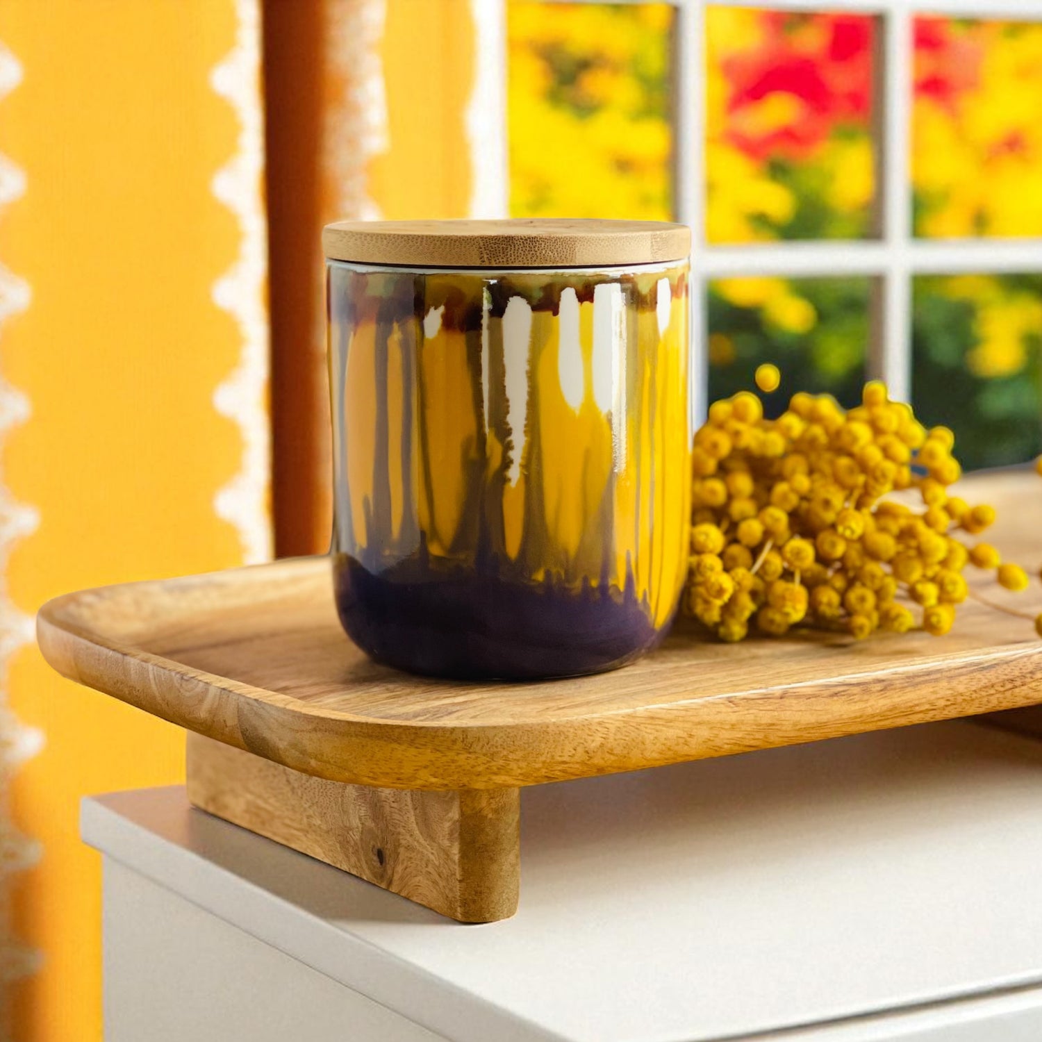 Black Eyed Susan Tall Candle- Limited Edition Fall Collection