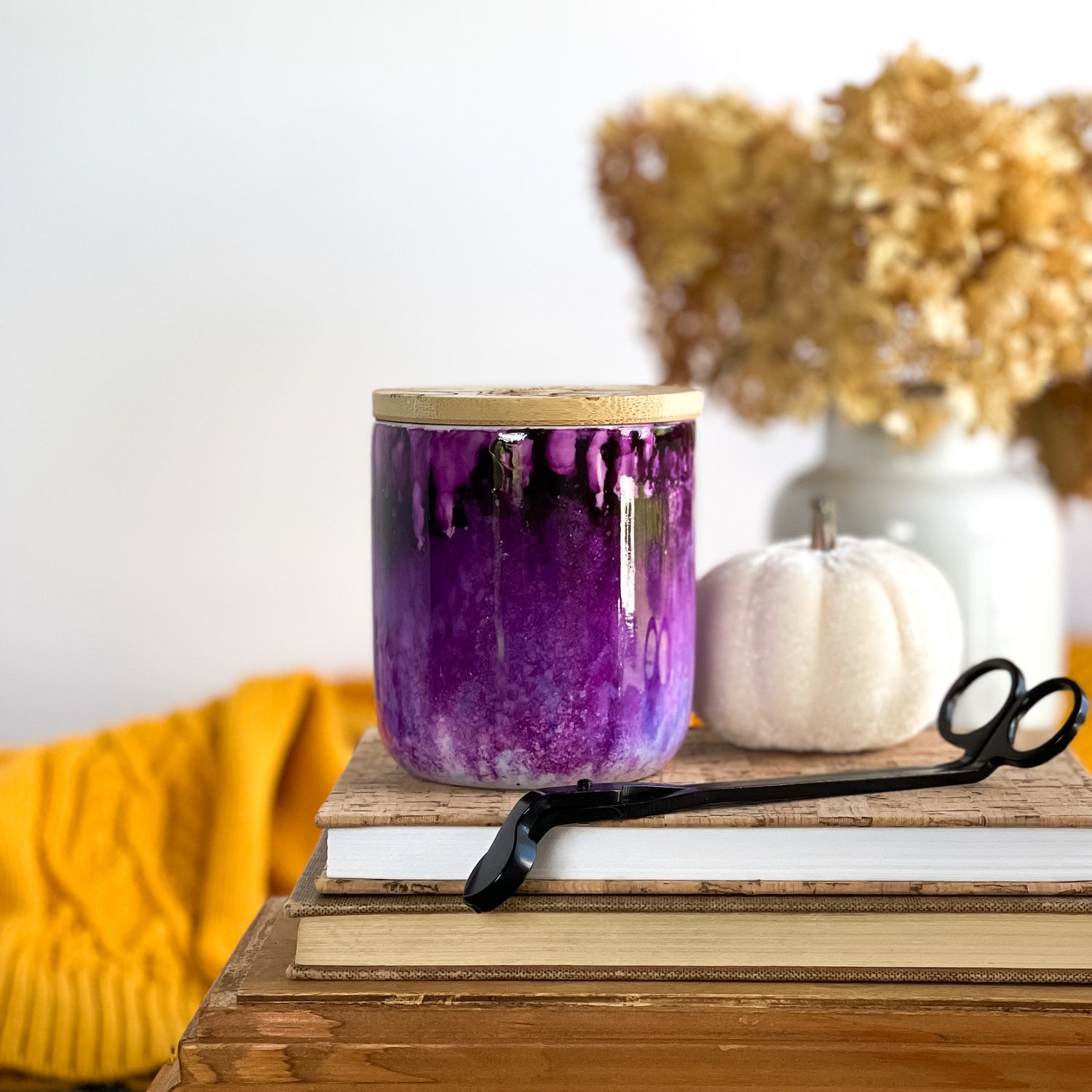Aster Tall Candle- Limited Edition Fall Collection