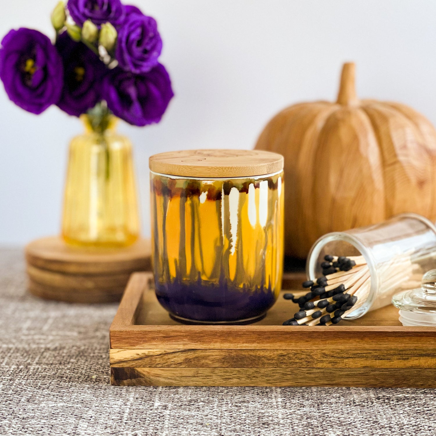 Black Eyed Susan Tall Candle- Limited Edition Fall Collection