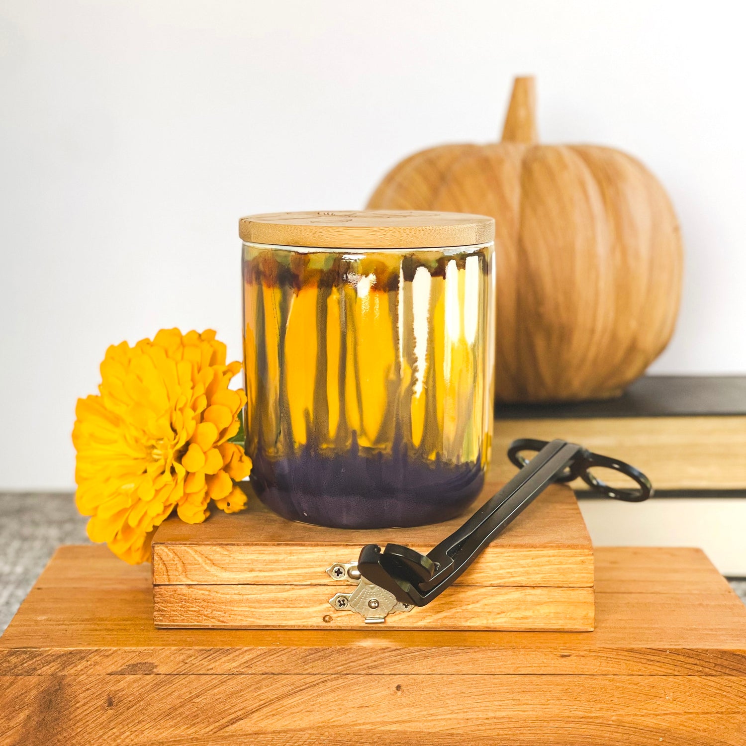 Black Eyed Susan Tall Candle- Limited Edition Fall Collection