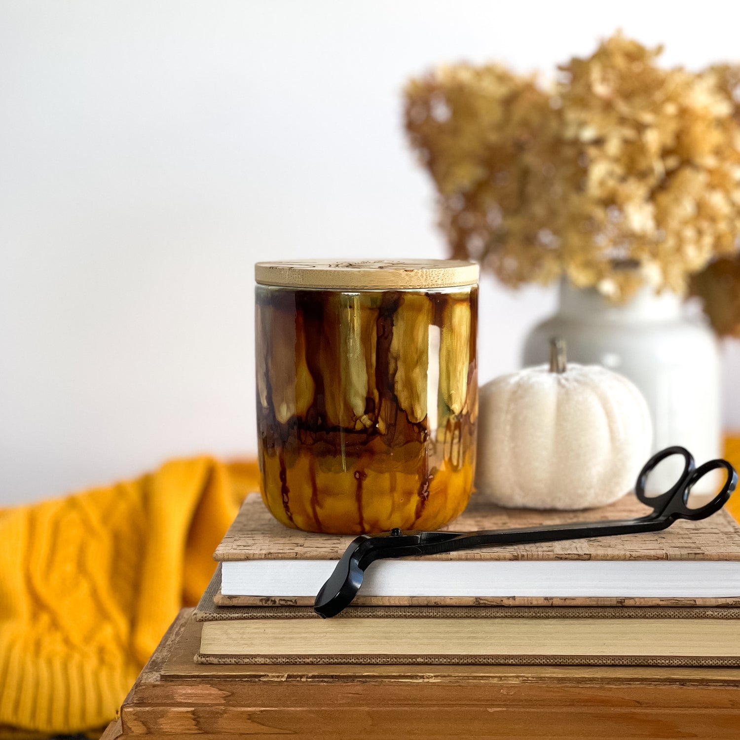 Cinnabar Tall Candle- Limited Edition Fall Collection