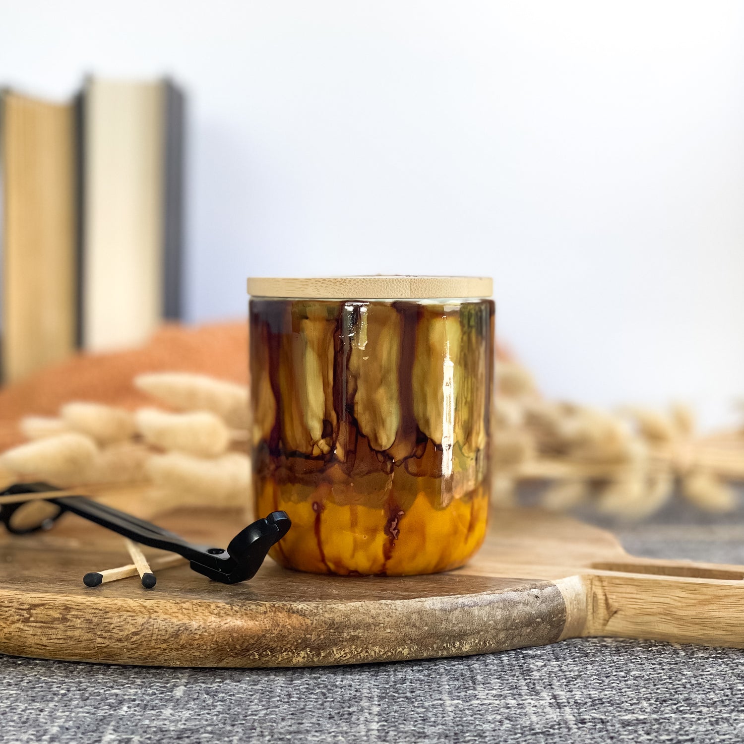 Cinnabar Tall Candle- Limited Edition Fall Collection