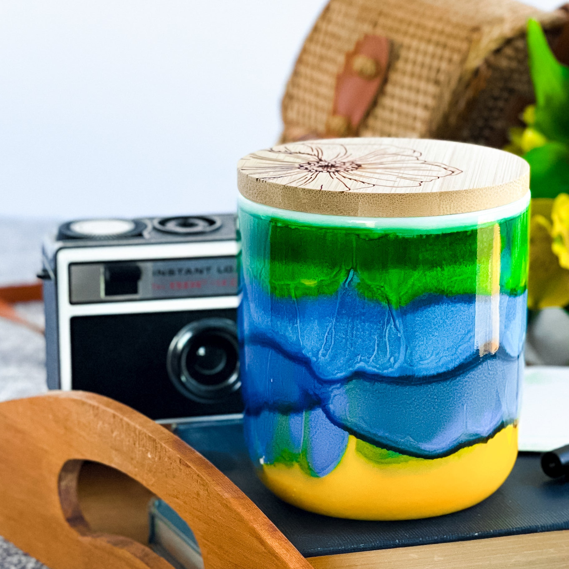 Farmland Tall Candle