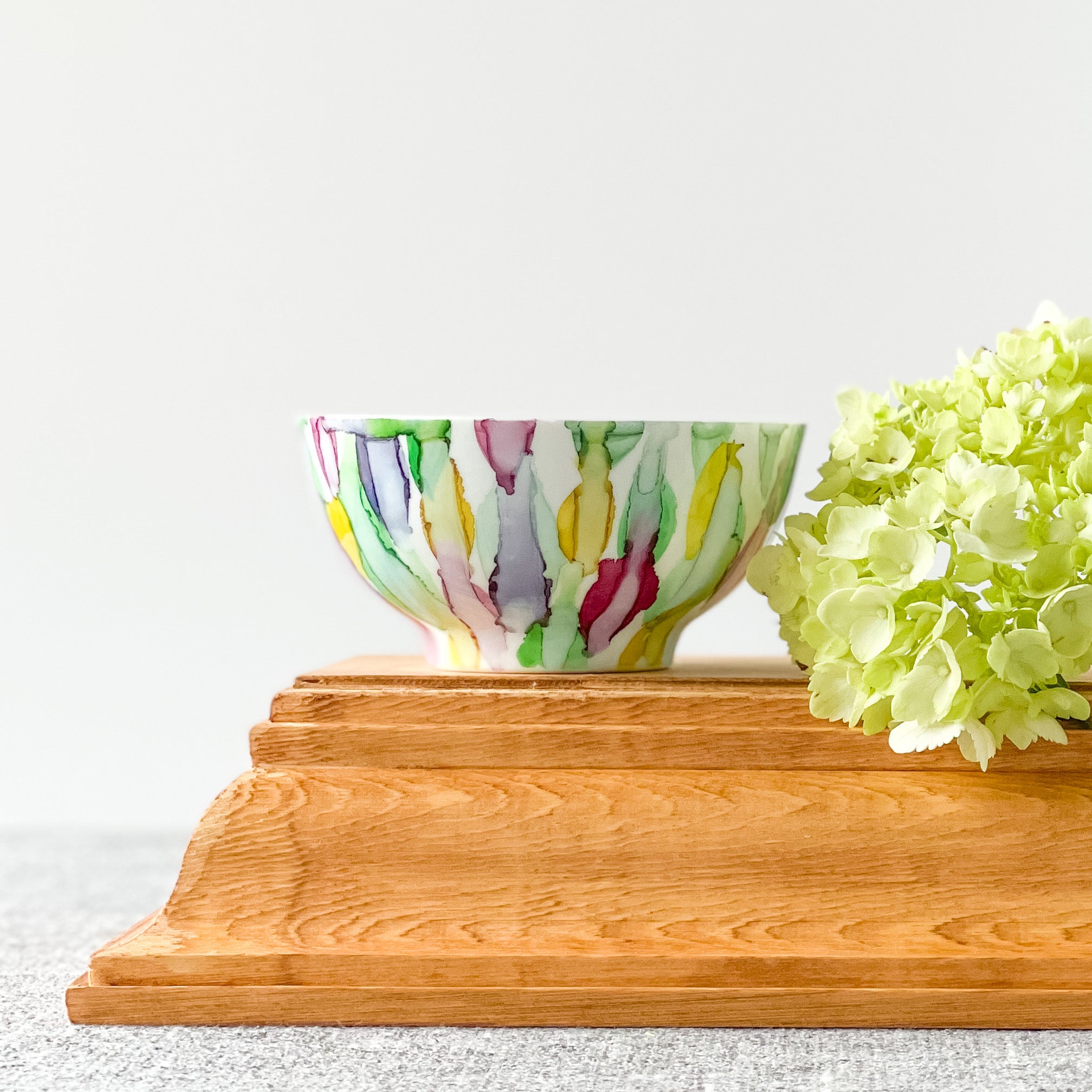 unique candle vivid blue green purple and ruby scented soy candle