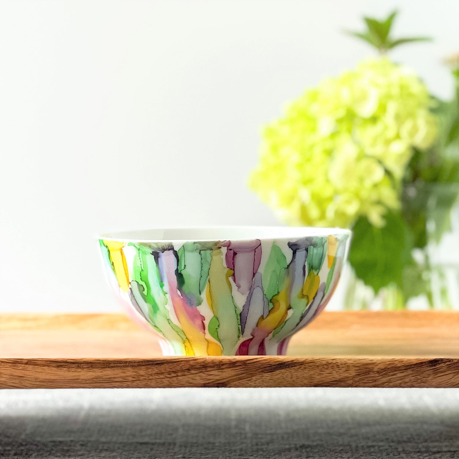 unique candle vivid blue green purple and ruby scented soy candle