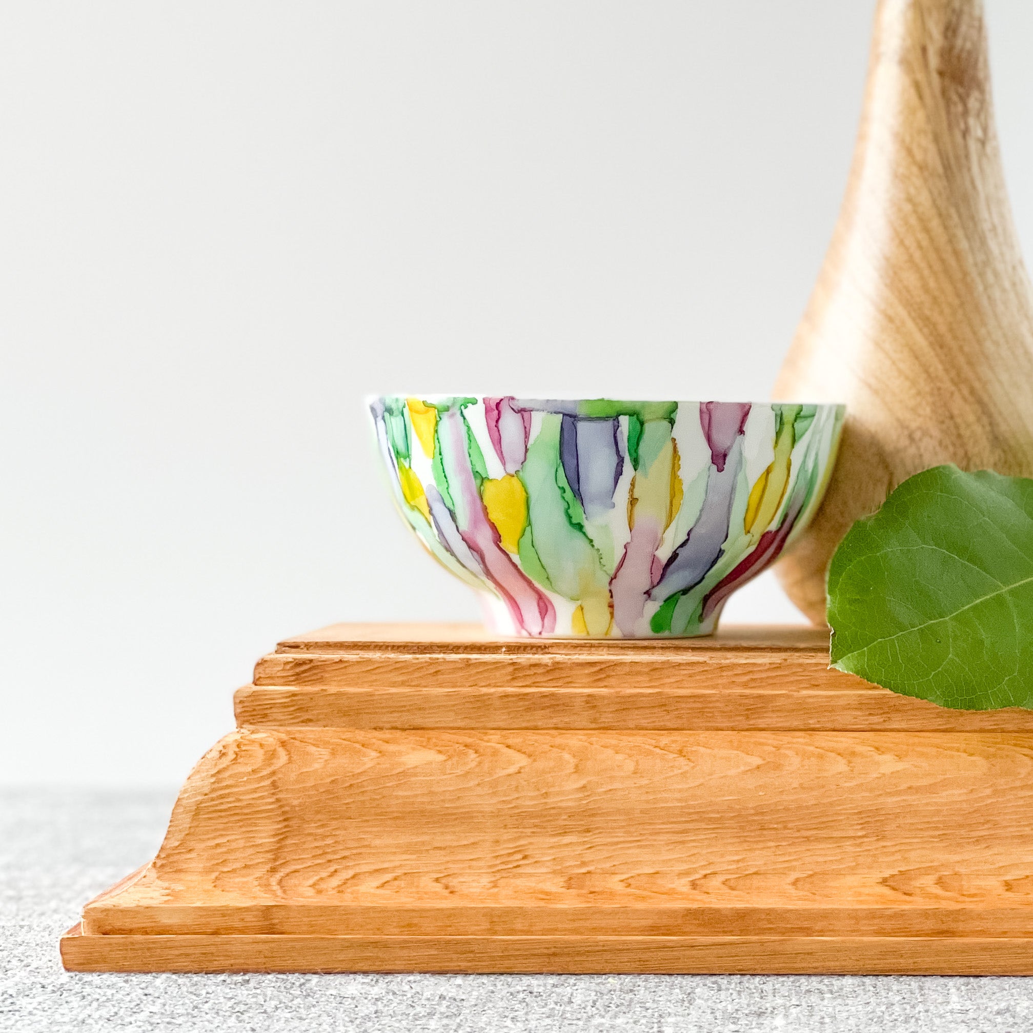 unique candle vivid blue green purple and ruby scented soy candle