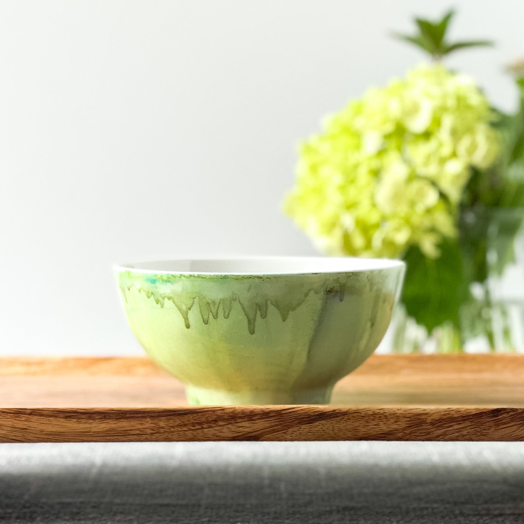 unique candle soft green scented soy candle