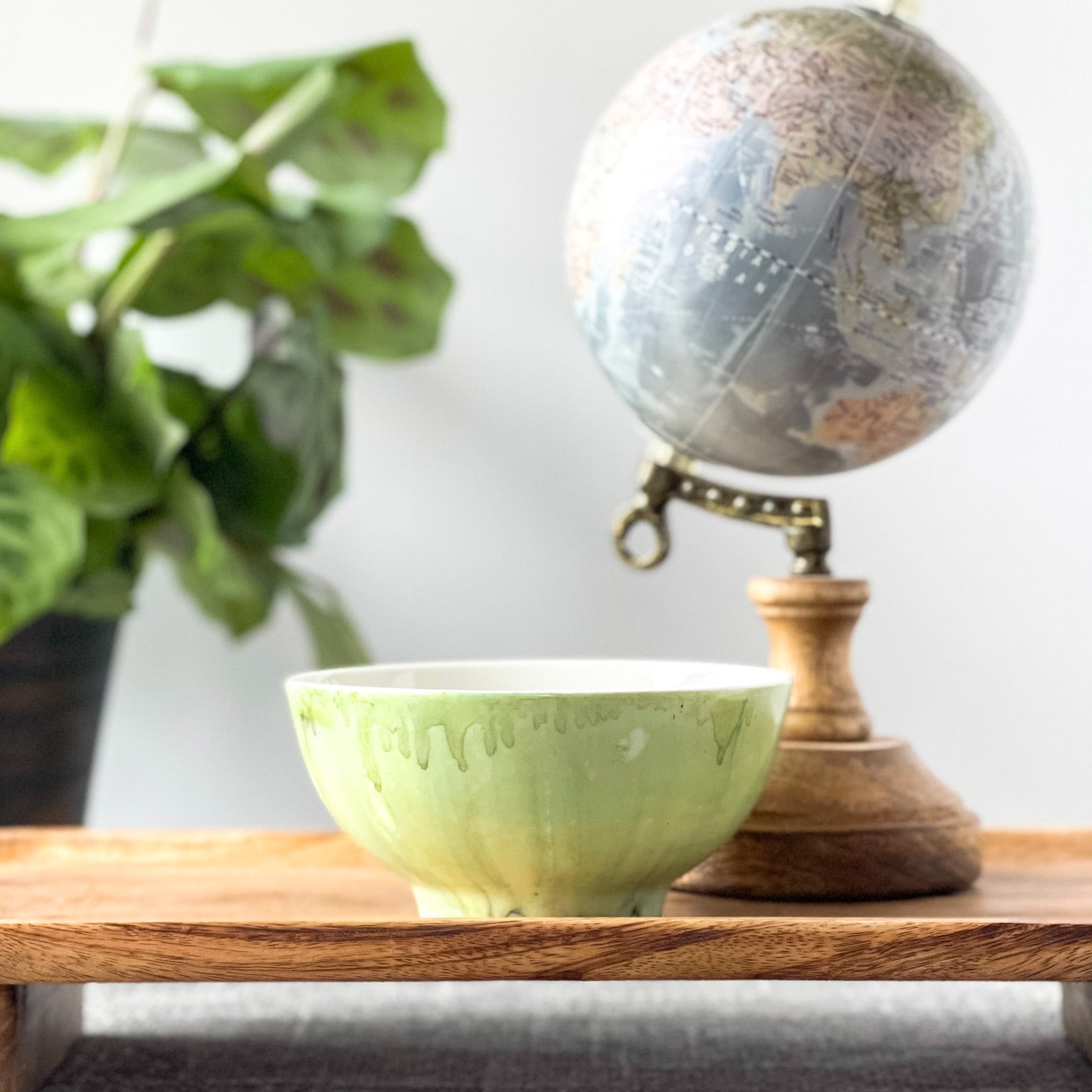 unique candle soft green scented soy candle