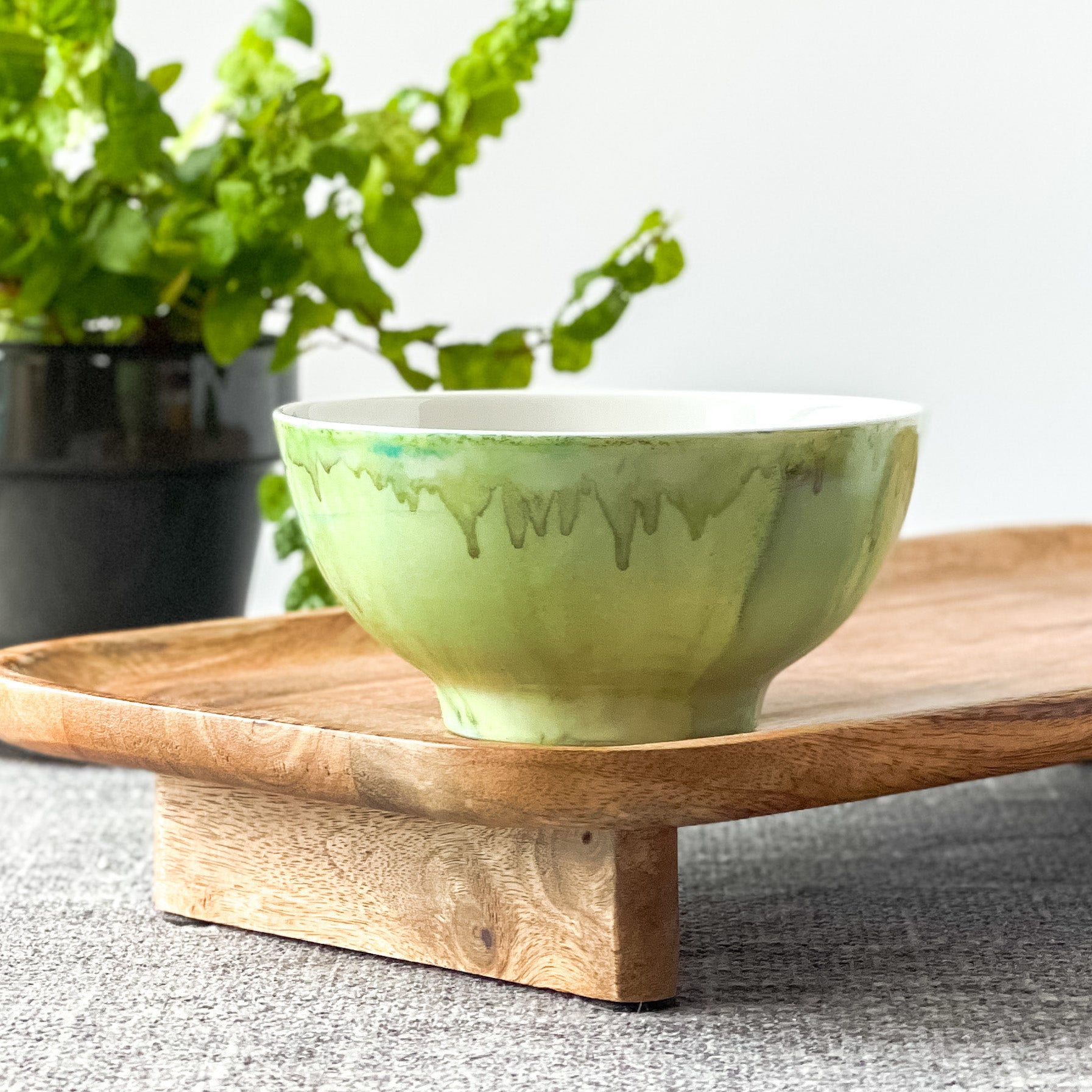 unique candle soft green scented soy candle