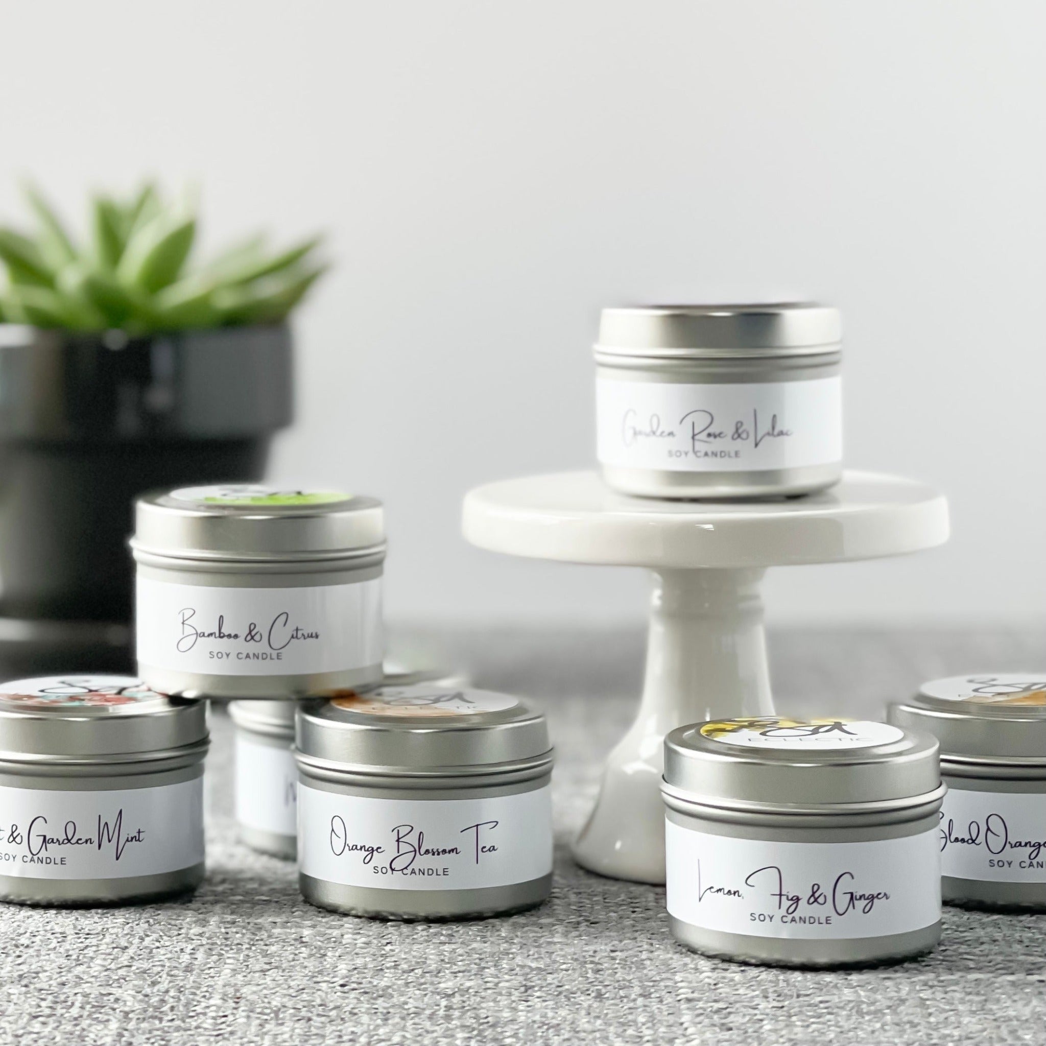 scented candle travel tins