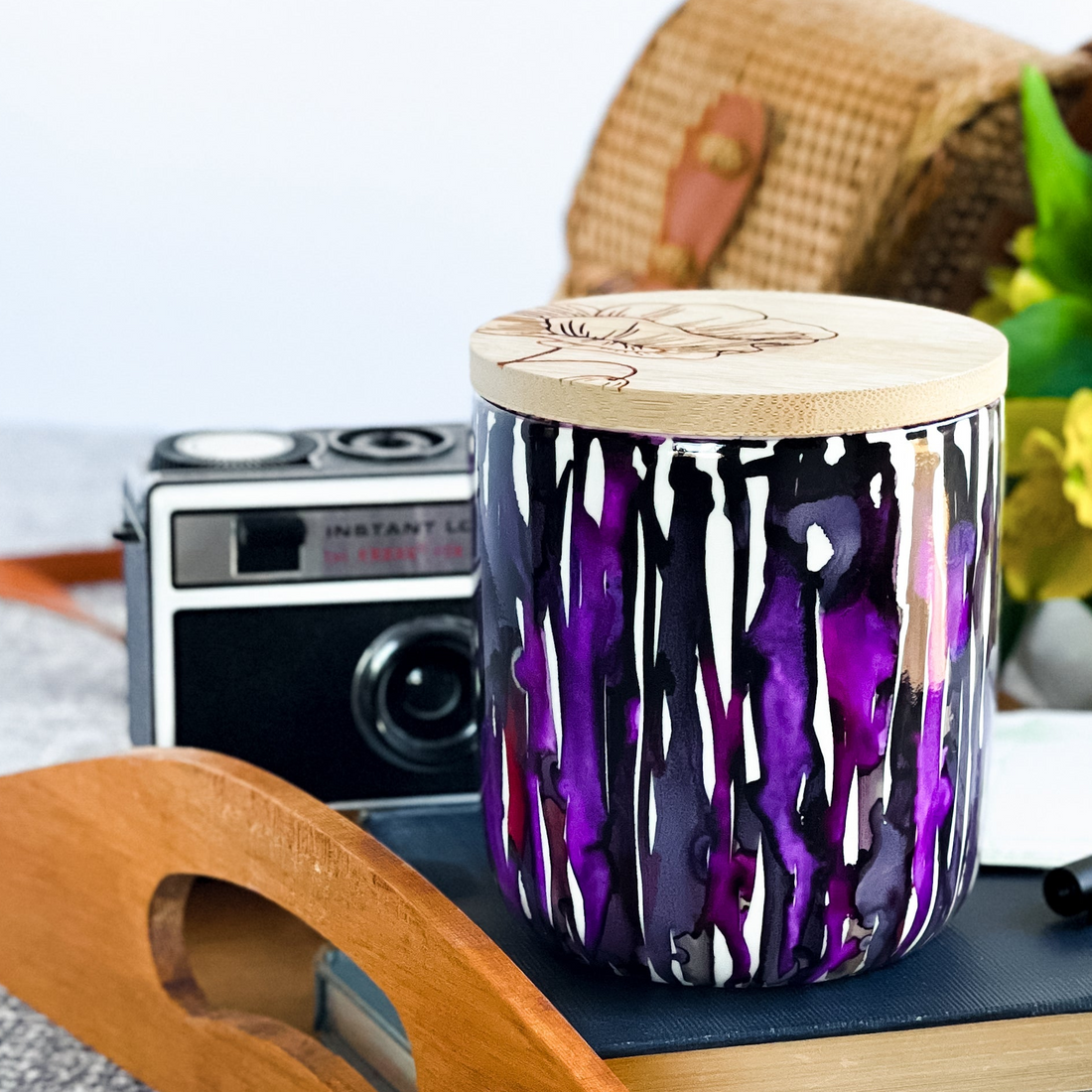 Columbine Tall Candle